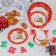 Porcelain dinner lunch share "New Year's magic", D = 25.5 cm