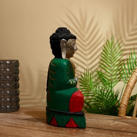 Souvenir "Buddha" Albezia 23x12x40 cm-4