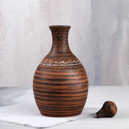 Snoof "Kelin", potter, Angob, red clay, 2.2 l, mix-1