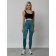 Femic fitness legins, size 42, turquoise color