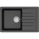 Kitchen is a kitchen from Zett Lab stone. 16/Q4, 740x490x210 mm, matte, mortise, black
