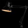 Senior 1x40W E27 table lamp, black 17x17x85 cm