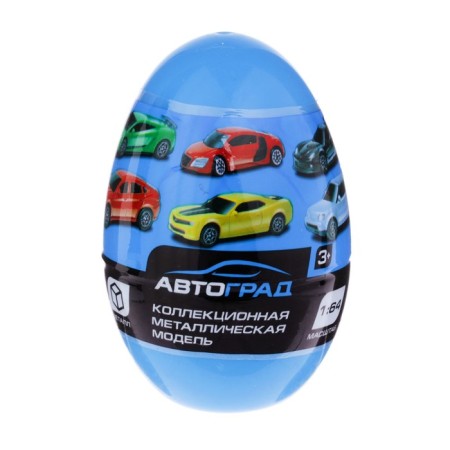 Metal machine in the egg License Car, mix-1