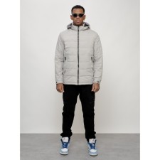 Male spring jacket, size 48, light gray color