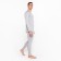 Male thermal underwear (longshit, pants) was launched, gray color, size 52