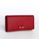 Women's wallet on a magnet, burgundy color