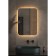 Mirror with Defesto LED backing 21 W, 50x70 cm, IR - switch, warm white light