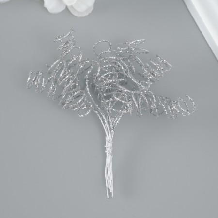 Decorative element for creativity "Spiral" silver