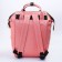 Women's backpack with thermal carman, thermal drum - portfolio, pink color