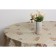 MEIWA tablecloth, round, 152 cm, beige color