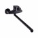 PLSTART PL4605-7 shell mixer, single-leaf, pour 322 mm, ABS plate, black