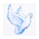 Set of prayers "pigeons" 5 pcs, 9.5 x 9.5 cm