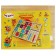 Wooden toy "Counting material with a clock. Three cats "