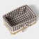 Basket for storage of the share "cell", 18 × 12 × 8 cm, brown color