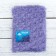 Decorative baby for the aquarium, luminous, 9 - 13 mm, 500 g, purple