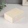 Casket wood under the painting "rectangular" without lock 11x7.5x4 cm