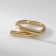 Ring Metal "Trend" bend, color gold, size 17