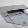 Female bag on a magnet, silver color