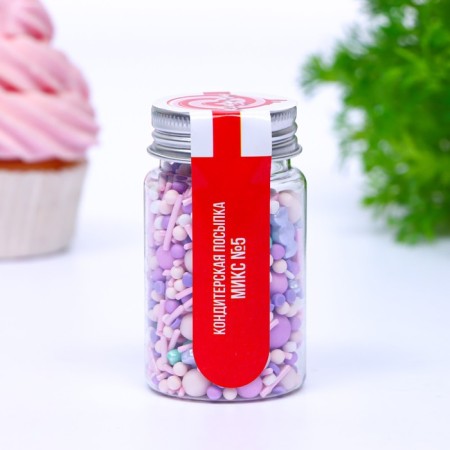 Confectionery Sprinking "Mix No. 5", 50 g-1