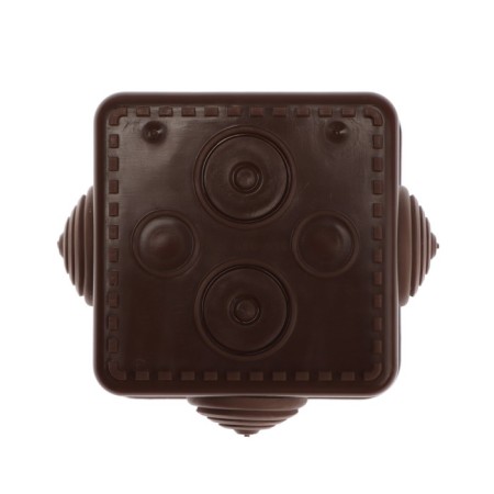 Distributive box Luazon Lighting, 65x65x45 mm, IP54, Out., Sub., Membr., Oak color-2