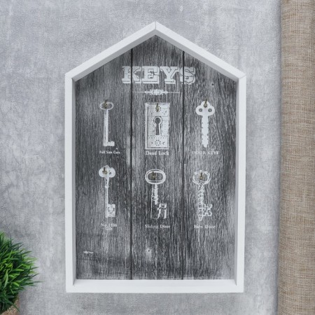 Decorative tree hooks "Keys and keyhole" 30x20x2.7 cm