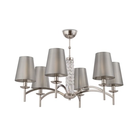 Chandelier Maytoni Mod076PL-06N, 6HE14, 40W, 88.5x88.5x62 cm, Nickel color-2