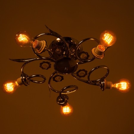 Viola chandelier BP 5x40W E27 Chrome Model: 2612379-2