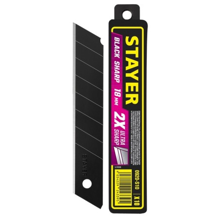 Segmented blades STAYER 0920-S10, special-faced, 18 mm, 10 pcs.-2