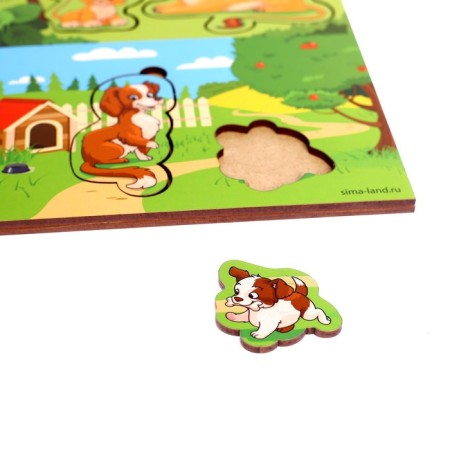 Puzzle and book with applications "Who lives where?"-3