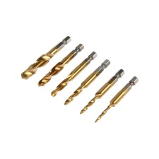 A set of tundra drills, tin, hexagonal shank, M3 - M10, 65 - 72 mm, 6 pcs.