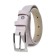 Belt belt children's genuine leather 46722 Pink 85x2.5x0.3 cm