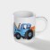 Ceramic mug "Blue Tractor", 240 ml