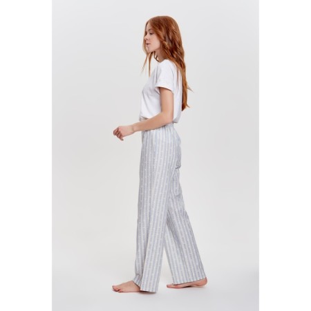 Women's pants Minaku: Country Melody Blue color, rr 48-1