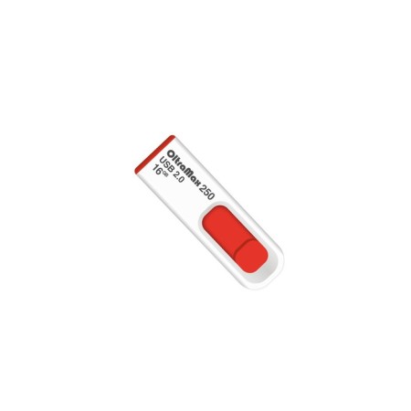 OLTRAMAX 250, 16 GB, usb2.0 flash drive, th he is up to 15 MB/s, PBLs up to 8 Mb/s, red-1