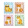 Notebook of 48 sheets in Calligrata Catca "Cats", covered cardboard, OFSET block, mix