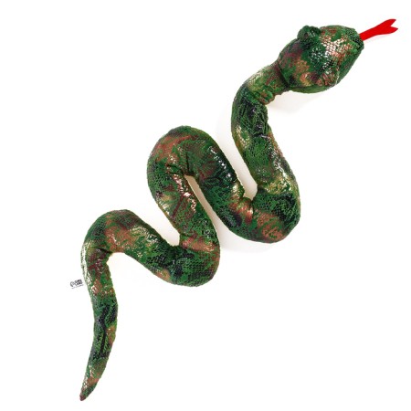 Soft toy "Snake", 105 cm, green color-6