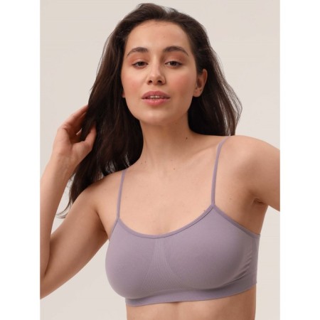 Female top on thin straps Mirey Top Spalla Stretta, size 48-50, storm color-2