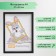 Photo frame plastic 21x30 cm 3 series, black