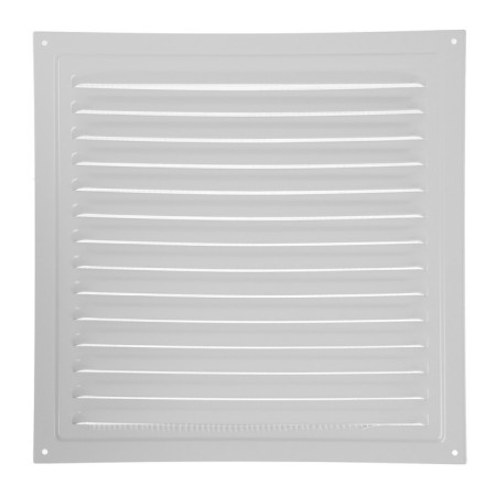 Ventilation grate Zein luxury RM3030s, 300 x 300 mm, with a grid, metal, gray-3