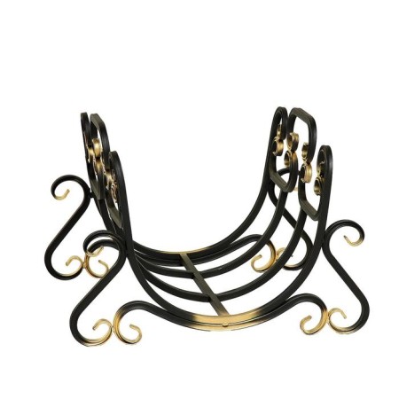 Drovnya "Vintage" forged, black color, 60x50x40 cm-1