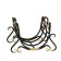 Drovnya "Vintage" forged, black color, 60x50x40 cm