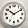 Wall clock, series: classic, smooth move, d = 22.5 cm, gray