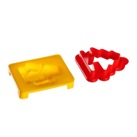 Set for modeling children's jovi, 12 molds and a rolling pin, for kids-6