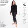 Female thermal underwear (leggings), color anthracite, size 46