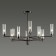 Ceiling chandelier Kamilla E14 10x40W