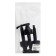 Set of pump - a dispenser for syrup, black, universal 3 pcs, (31-32mm) 10 ml