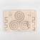 Puzzle interhemispheric board Large "Spirals Curls"
