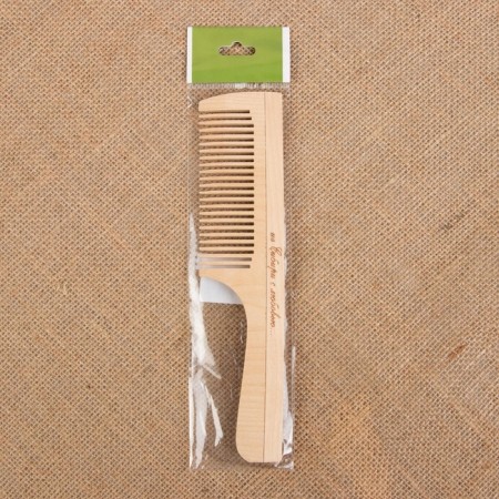 Comb, 19.5 × 4.5 cm, color "light wood"-3