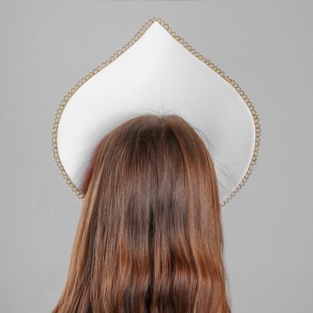 Kokoshnik "Glamor", red color-1