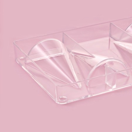 Form for chocolate and sweets "Big Conis", 4 cells, 20 × 12 × 2.5 cm, cell 8 × 5 × 2.2 cm-4